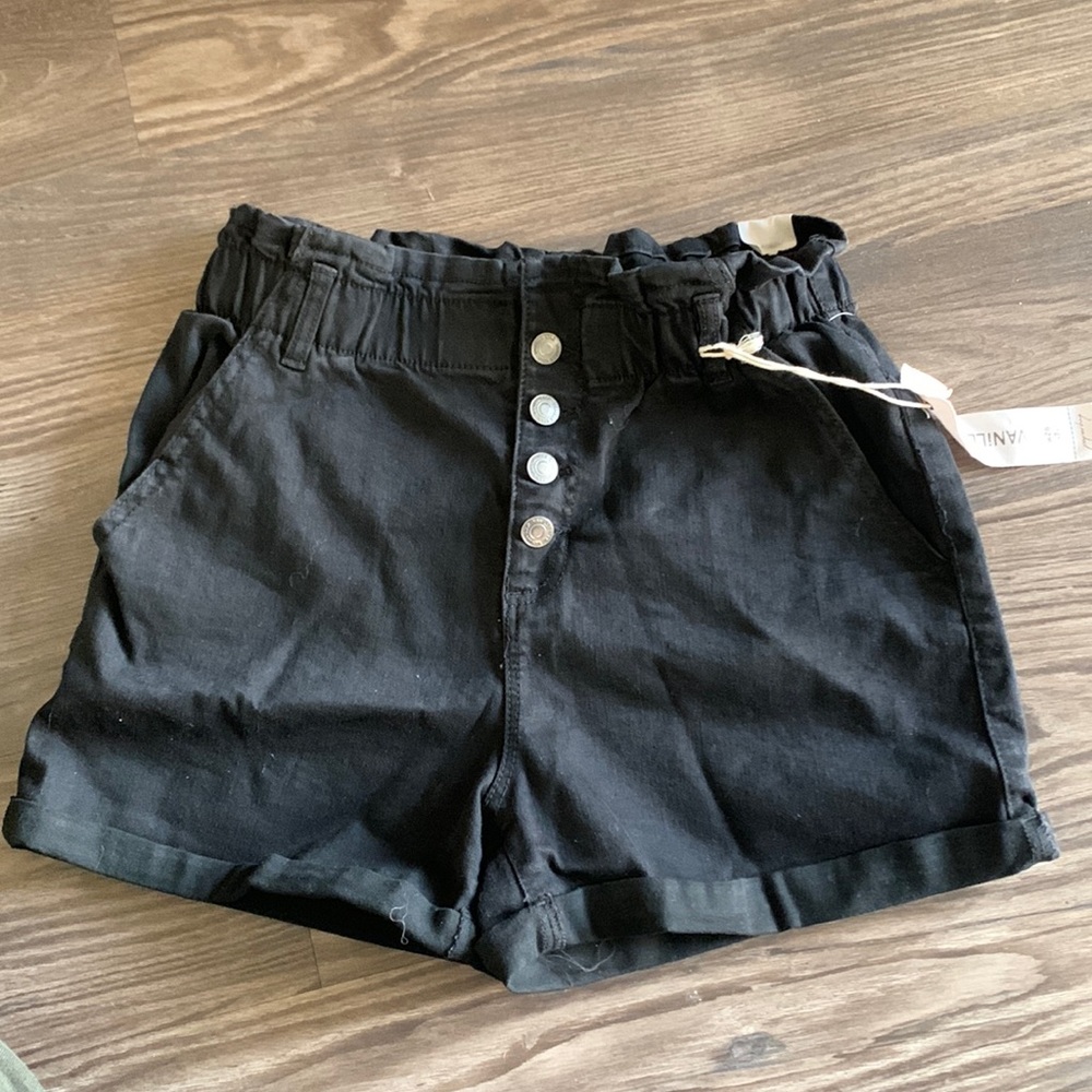 NWT Black Jean Shorts